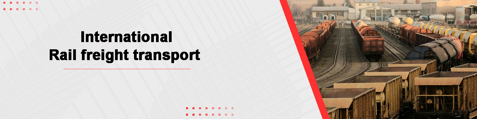 Rail freight transport